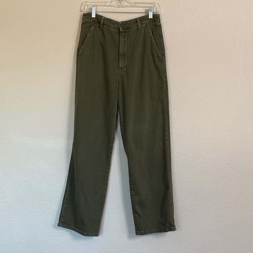 Free people slacks women’s 30 army green VGUC